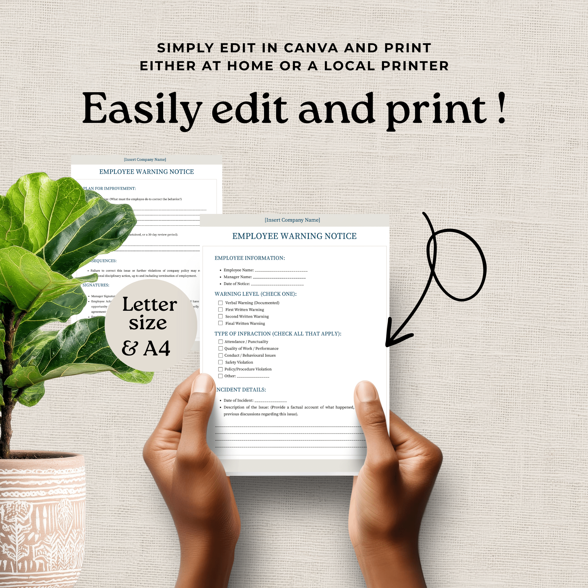 Employee Warning Notice Template - Image 4